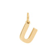 14 kt. gold pendant letter
