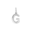 Rod. silver pendant letter