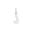 Rod. silver pendant letter