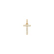 14ct. gold pendant letter w. cz.  - A