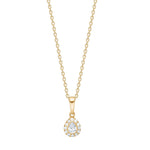 8ct. pendant w. cz