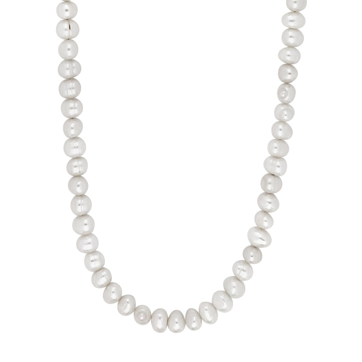 SON necklace steel + FWP 55cm