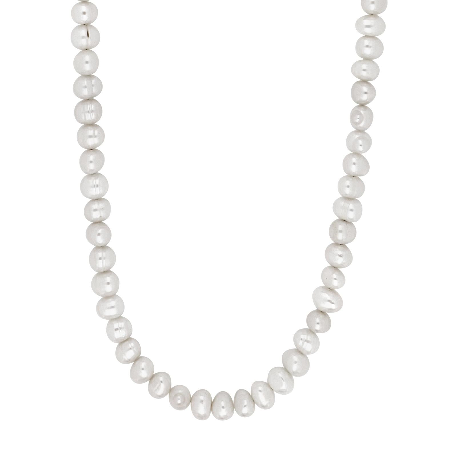 SON necklace steel + FWP 55cm
