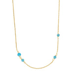 Forgyldt kæde TURQUOISE52