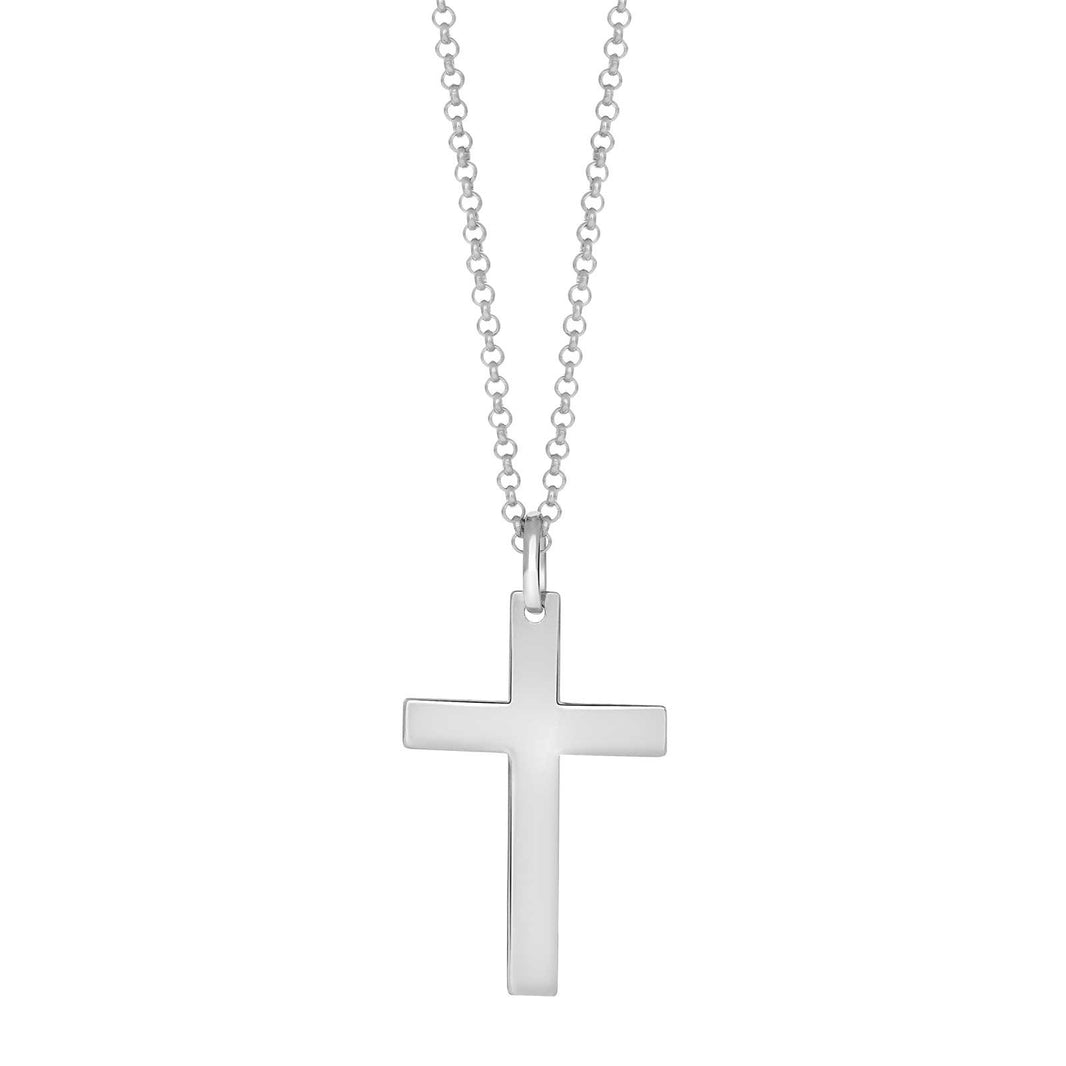 SON  Halskette Stahl mit Kreuz