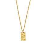 SON chain steel IP gold with plate