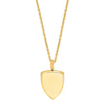 SON chain steel IP gold with shield