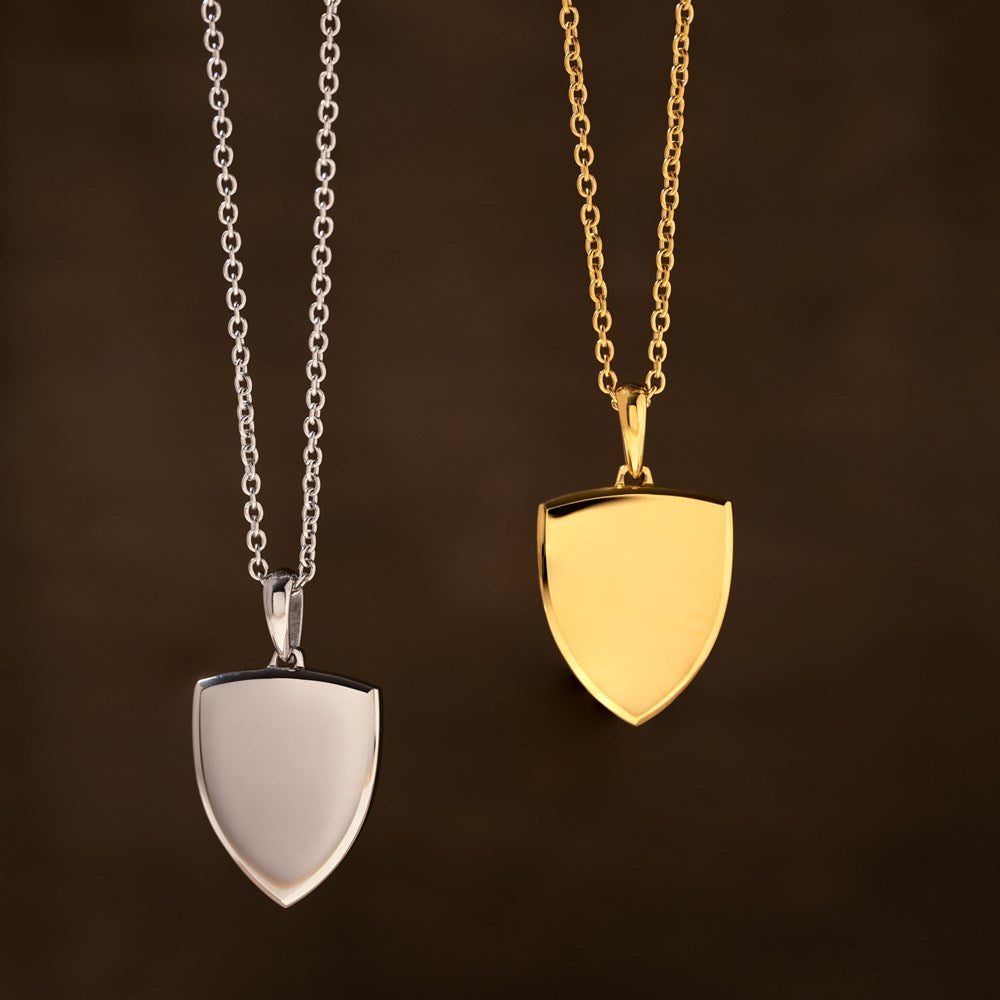 SON chain steel IP gold with shield