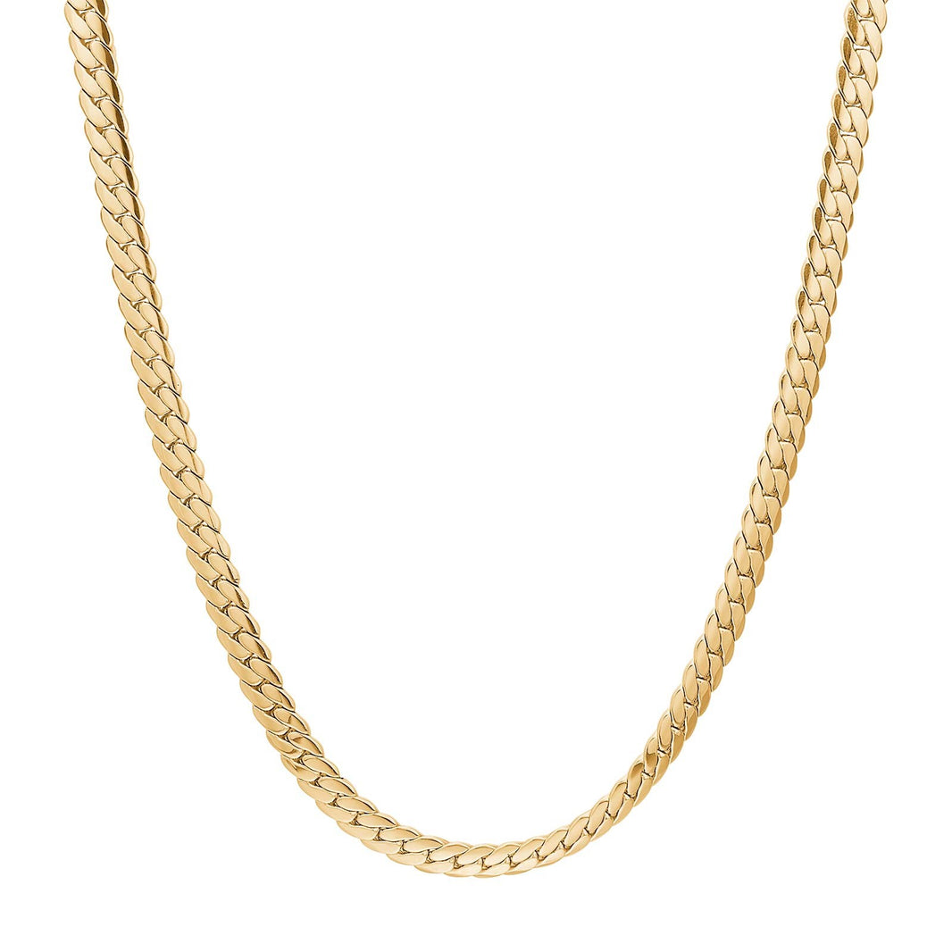 SON Stahl Halskette IP gold