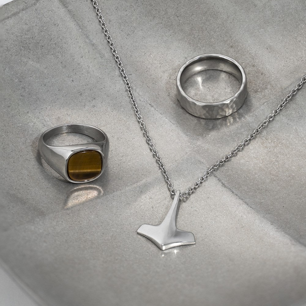 SON stål ring hamret