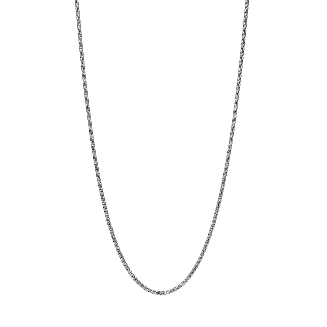 SON chain steel, round venezia 45+5cm