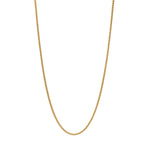 SON chain steel IP gold, round venezia 45+5cm