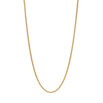 SON chain steel IP gold, round venezia 45+5cm