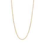 SON chain steel IP gold, anchor facet 45+5cm