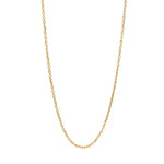 SON chain steel IP gold, anchor facet 45+5cm