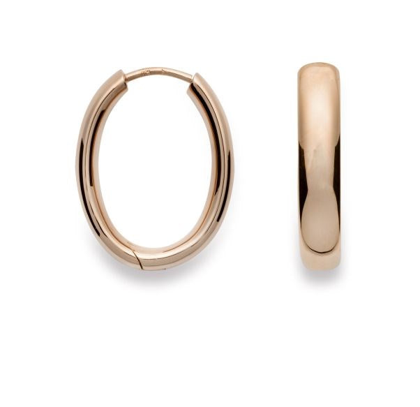 925/- hinge earrings, rg pol.