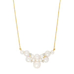 14kt. Gold kette m. 0,08ct TW/SI und FWT