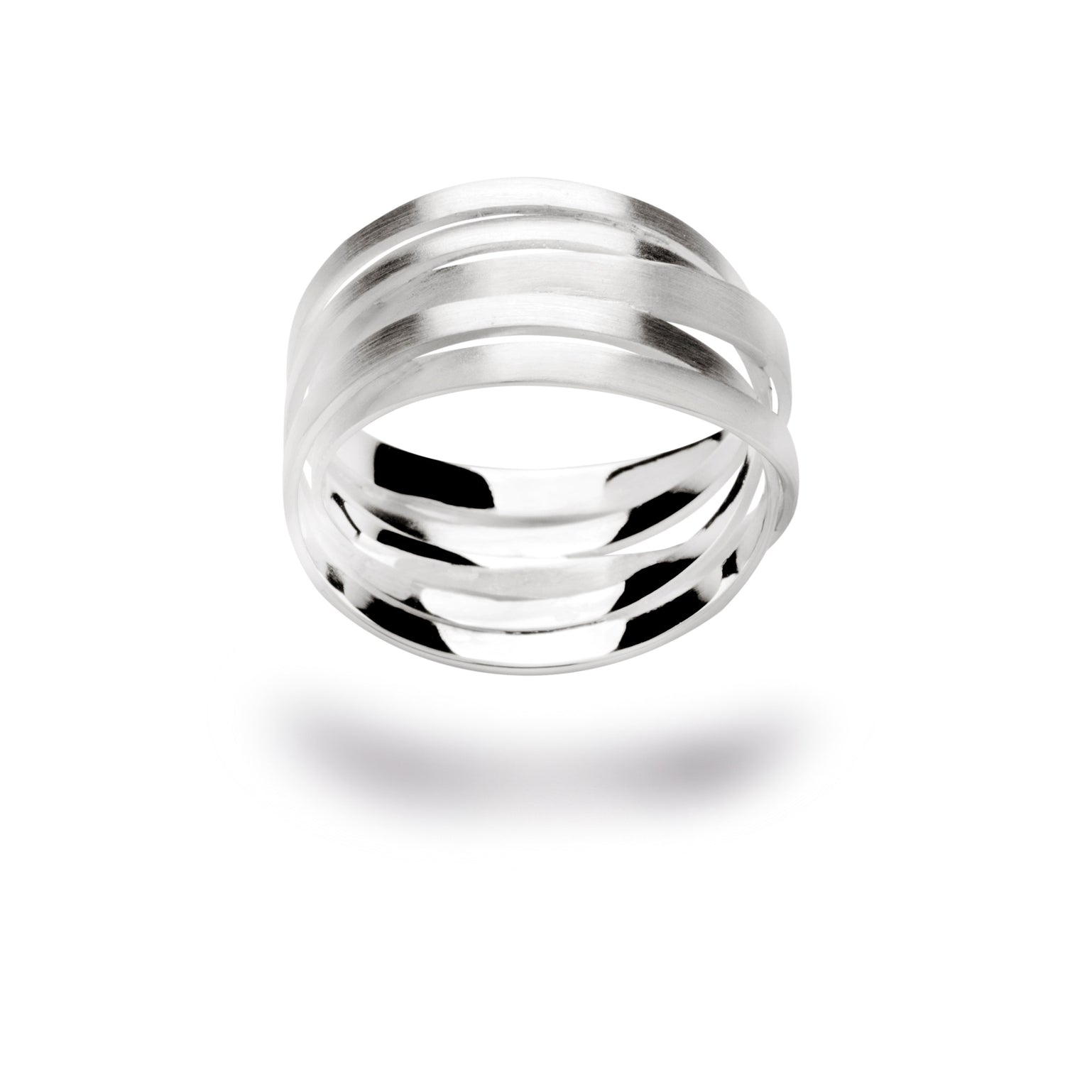 - 925,- Ring matt - 52 / Nicht rhodiniert