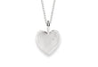 925/- Vedhæng mat/blank, brillant 0,02ct W-SI