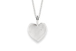 925/- Vedhæng mat/blank, brillant 0,02ct W-SI