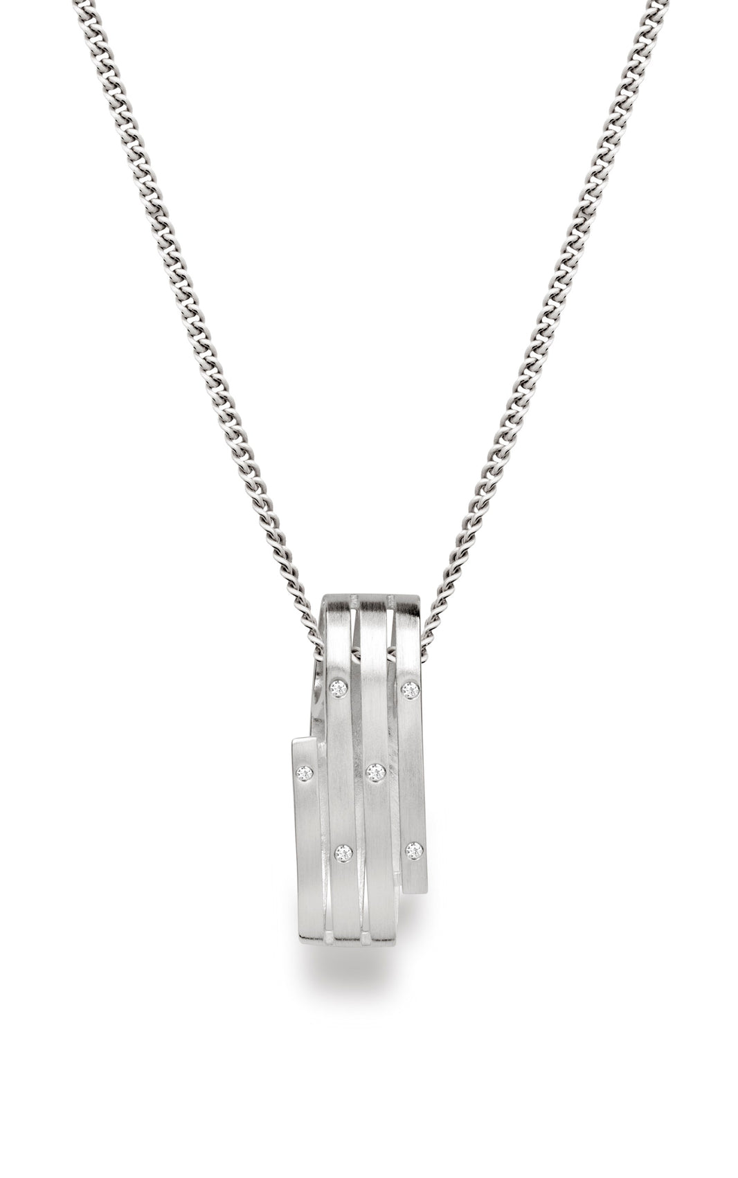 925/- Anhänger mattiert, D.ER 0,03CT WP1