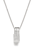 925/- Vedhæng mat, dia.ER 0,03CT WP1