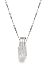 925/- Vedhæng mat, dia.ER 0,03CT WP1
