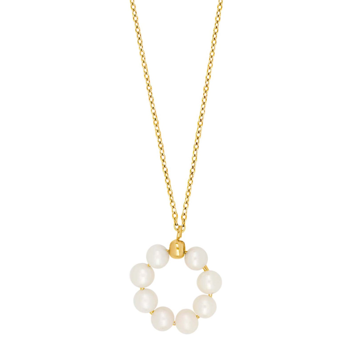 8ct. gold chain w. FWT