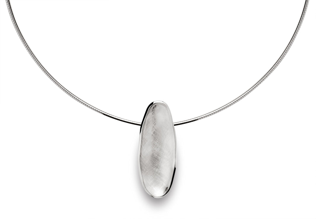 925/- Vedhæng børstet