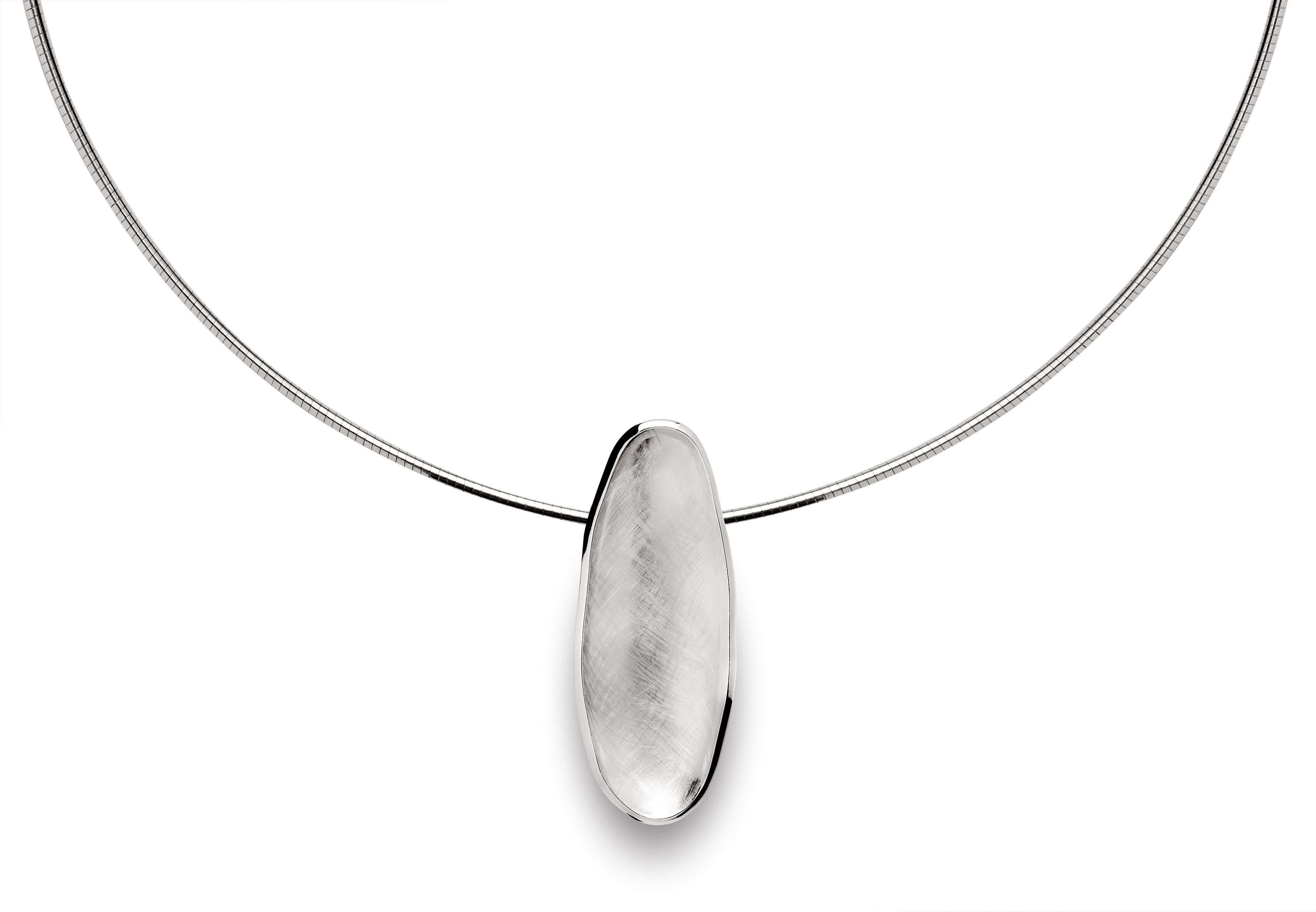 925/- Vedhæng børstet
