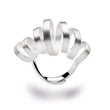 - 925/- Ring, rho. matt