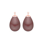 Bohemian quartz glass drop