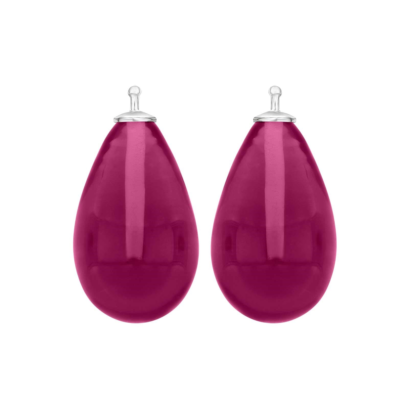 Bohemian quartz glass drop