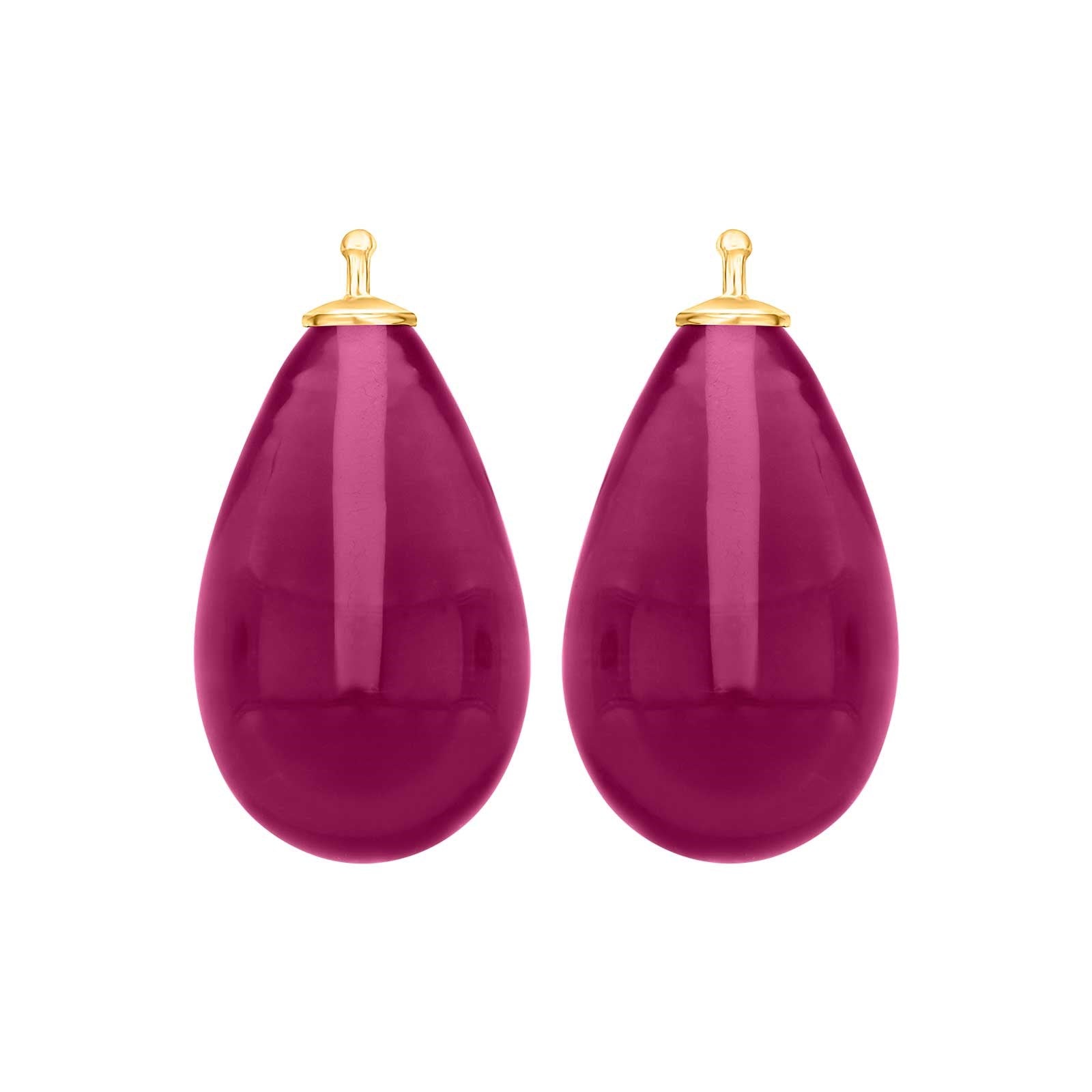 Bohemian quartz glass drop