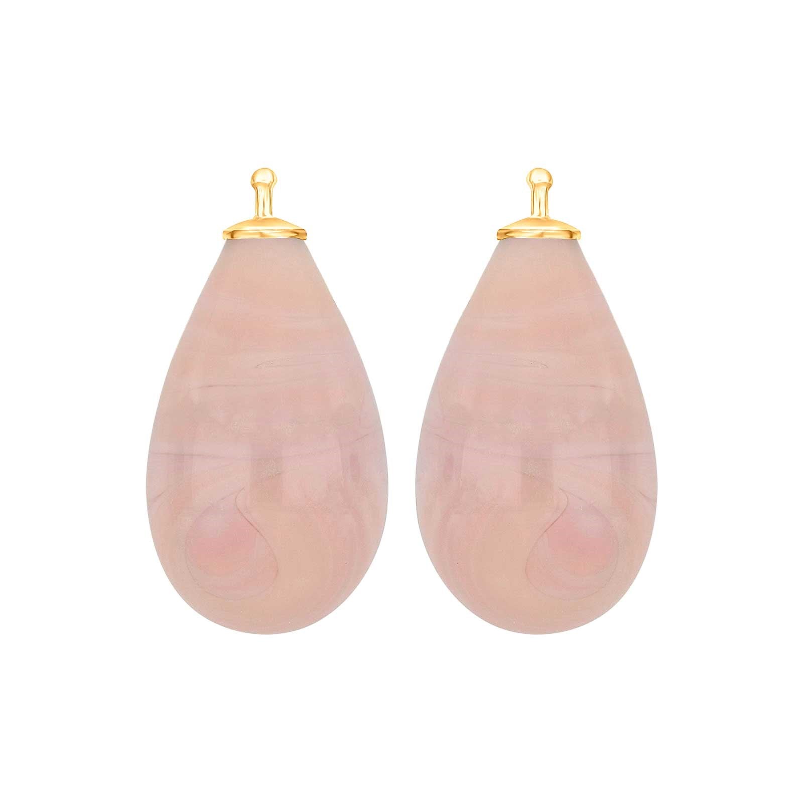 Bohemian quartz glass drop