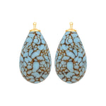 Bohemian quartz glass drop