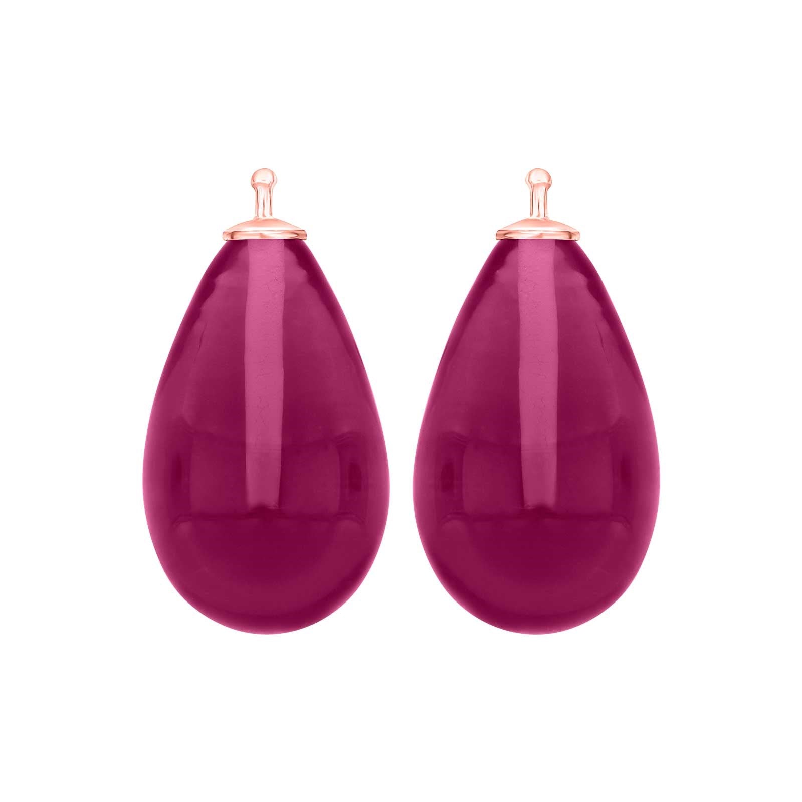 Bohemian quartz glass drop