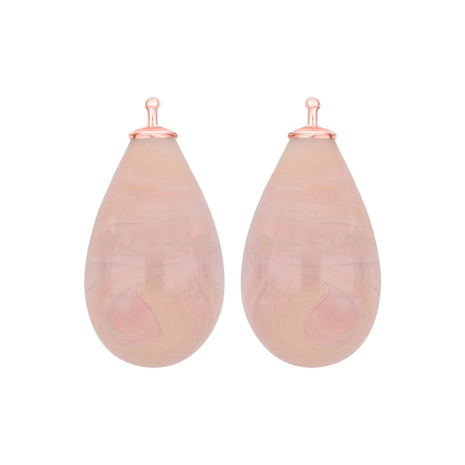 Bohemian quartz glass drop