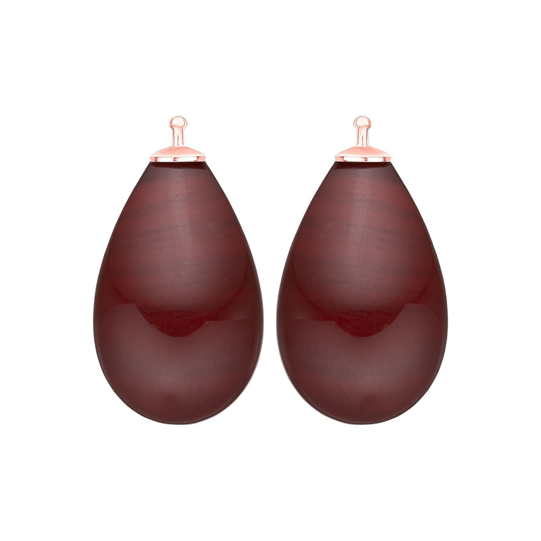 Bohemian quartz glass drop