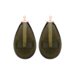 Bohemian quartz glass drop