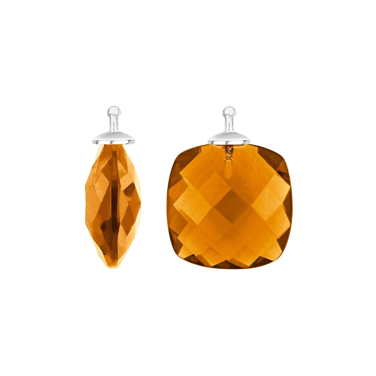 Faceted quartz glass