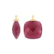Faceted quartz glass