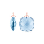 Faceted quartz glass