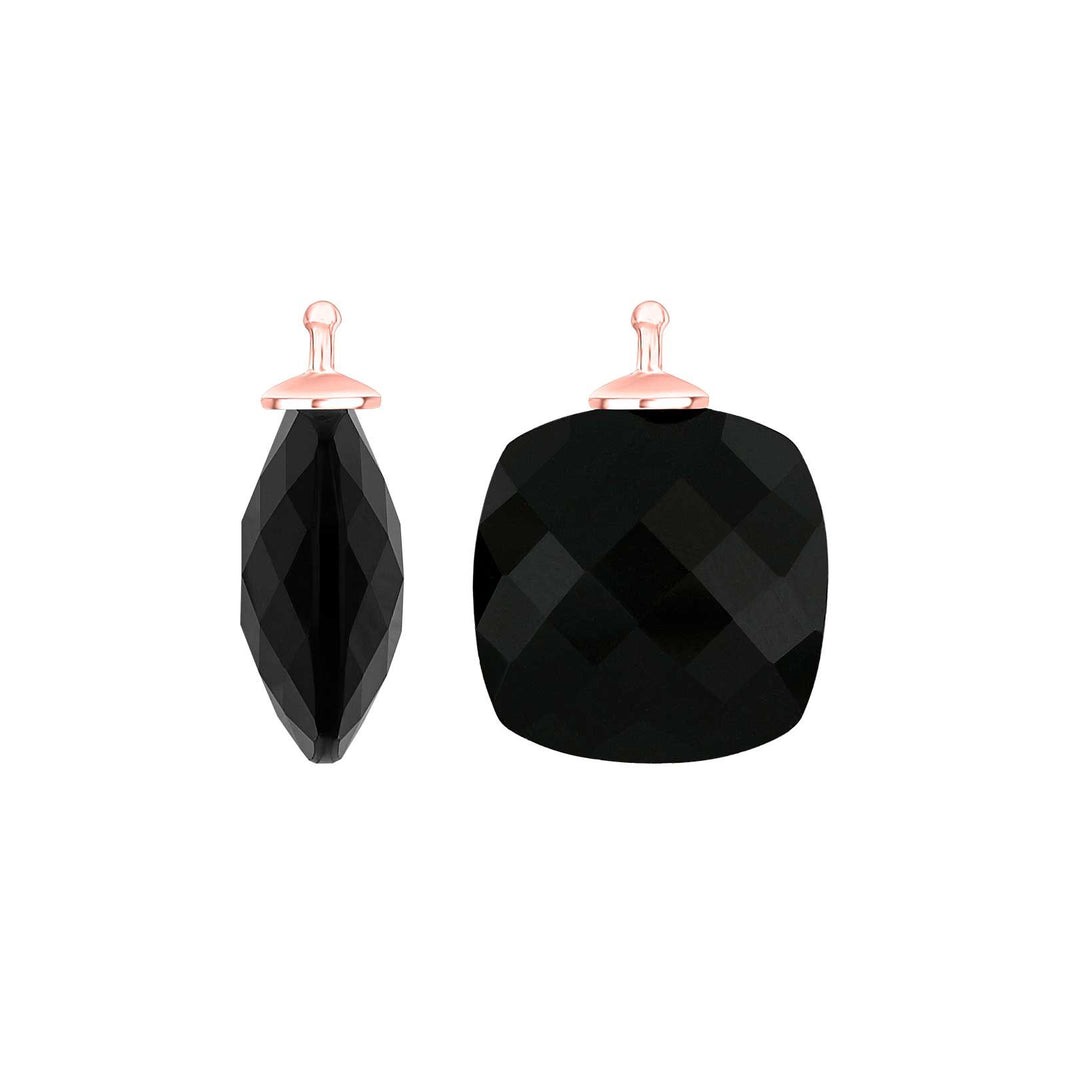 Facettiertes Quarzglas - 95 / Rosévergoldet