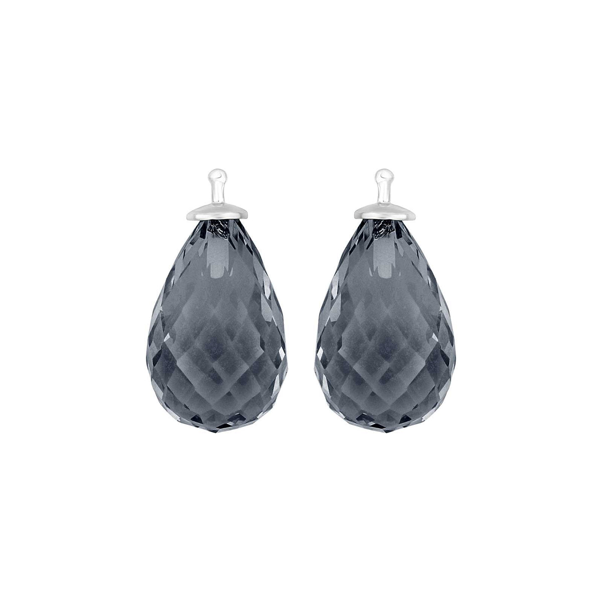 Faceted quartz glass E53 - 11 / Gold plated