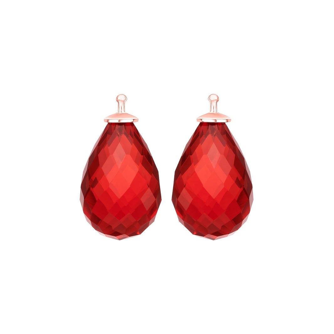 Facettiertes Quarzglas E53 - 20 / Rosévergoldet
