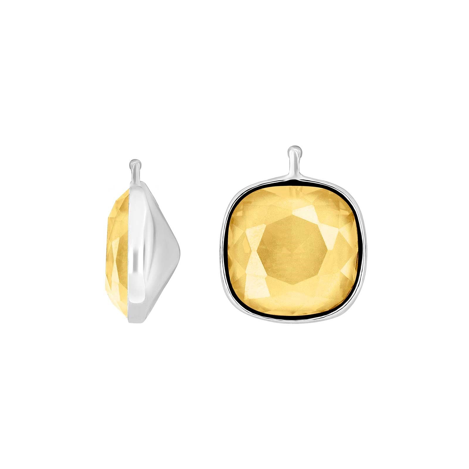 Faceted quartz glass