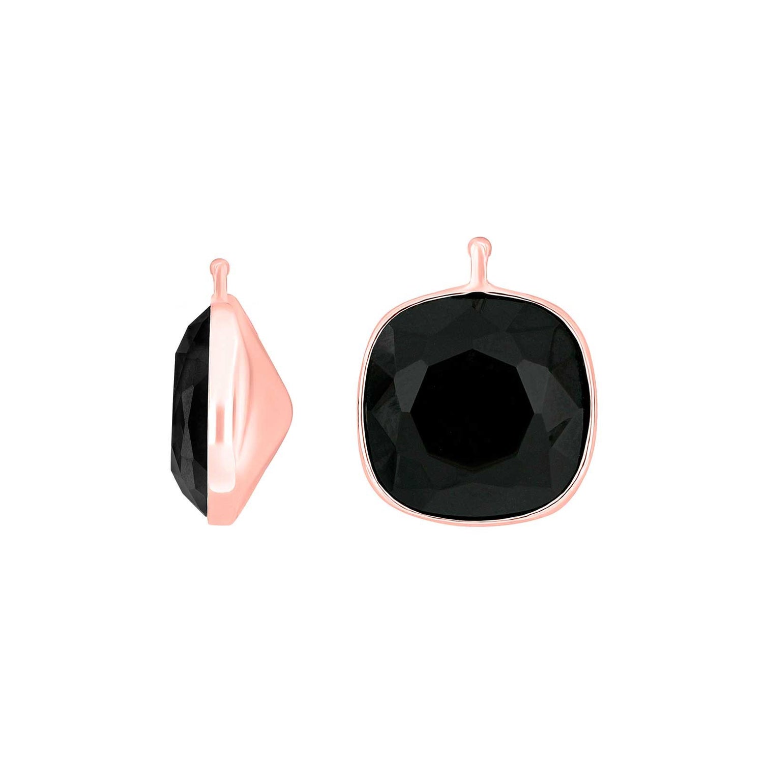 Facettiertes Quarzglas - 95 / Rosévergoldet