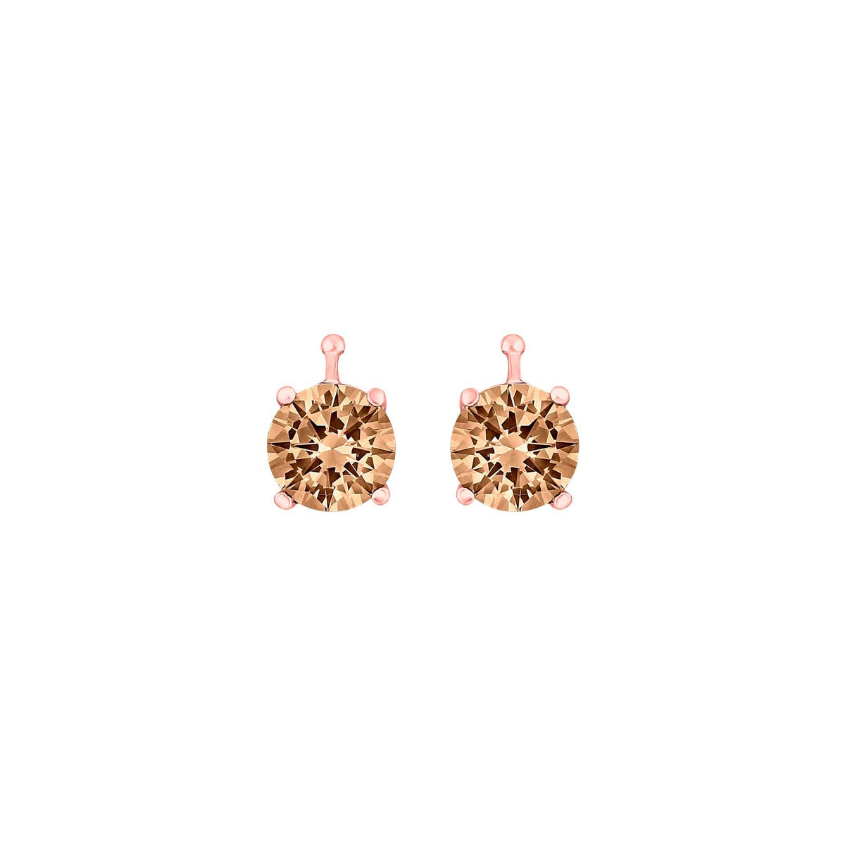 Crystal glass 7mm - 76 / Rose gold plated
