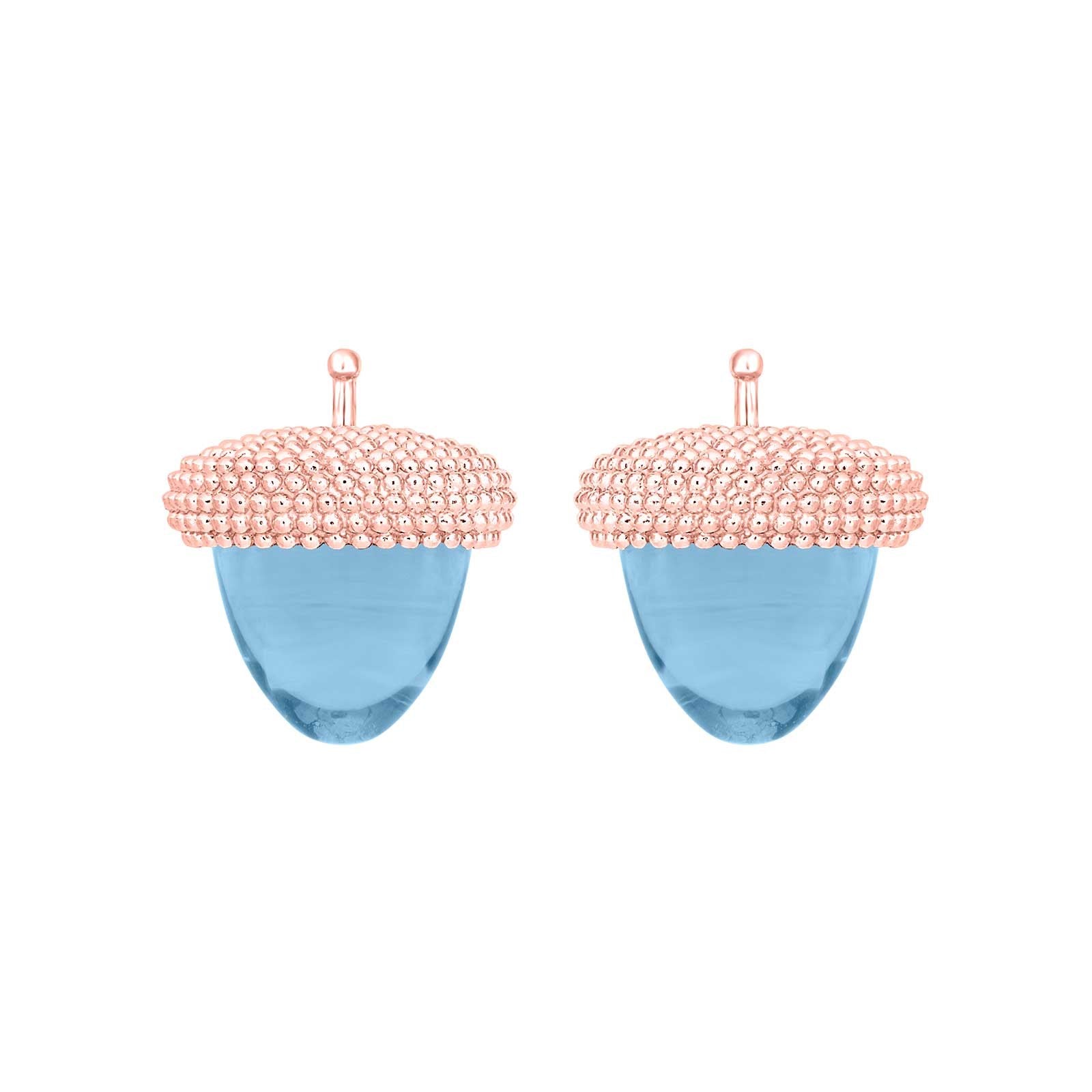 Quarzglas in Eichelform